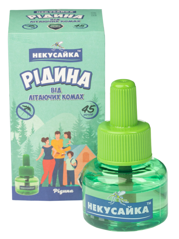 Рідина для електрофумігатора від літаючих комах, 45 ночей